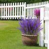 Planta Exterior Transfronteiriça Roxo Lavanda Buquê Divisória de Cerca Flor Artificial de Plástico Decoração de Casa Casamento Varanda