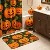 Tapete de chão de diatomita para Halloween transfronteiriço, absorvente de água, antiderrapante, resistente ao desgaste, fácil de limpar, adequado para sala de estar, banheiro e hall de entrada