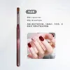 Produto Novo Transfronteiriço Conjunto de Canetas para Nail Art Tinta Vinho com 9 Peças Suporte de Acrílico para Canetas Conjunto de Canetas para Nail Art com Cerdas de Nylon