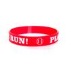 Béisbol para Adultos Atleta Jonrón Juvenil Competencia Escolar Impreso Plano Béisbol Pulsera de Silicona