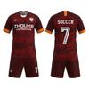 Jersey de fábrica fuente personalizado para partido de fútbol, entrenamiento, uniforme de equipo, impresión por sublimación, traje de fútbol de secado rápido personalizado