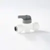 Acessórios para Purificador de Água Rosca Externa de 4 Pontos Rosca Interna para Conector de Válvula Esfera com Interruptor de Conexão Rápida de 2 Pontos 3 Pontos 4 Pontos Atomizador Ultrassônico