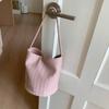 Bolsos Populares Transfronterizos Populares para Mujeres 2025 Nuevo Verano Versátil Super Popular Bolso de Hombro Casual Tejido Bolso Balde
