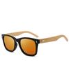 Gafas de Sol para Hombre, Moda Retro, Patillas de Bambú, Gafas de Sol de Madera de Bambú, Suministro Directo del Fabricante, Gafas de Sol para Hombre para Exteriores