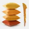 Funda de Almohada de Algodón de Color Sólido Lujo Ligero, Accesorio Práctico de Decoración para el Hogar, Juego Completo de Cojines de Mesita de Noche de Tamaño Grande para Sala de Estar