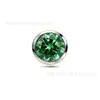 Arete de Aleación de Titanio Fengtai F136 con Incrustaciones de Circonita Joyería para Piercing Corporal de Titanio G23 Arete para Cartílago de la Oreja Arete para Labio