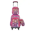 2026 Nueva Mochila Escolar Primaria 3º a 6º Grado Set de Tres Piezas de 16 pulgadas Mochila con Ruedas Mochila para Niños y Niñas Venta al por Mayor