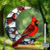 Nuevo Colgante de Pájaro Acrílico Transfronterizo para Decoración de Sala de Estar Interior y Jardín Exterior, Adorno Colgante para Arreglo de Fiesta Navideña