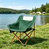 Silla Plegable Portátil para Exteriores con Mitón Integrado Mesa de Camping Silla Integrada Silla de Picnic Pesca Taburete Engrosado
