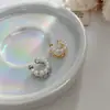 Pinza de Oreja de Perla de Doble Capa con Sentido Avanzado para Mujer Sin Agujeros en las Orejas 2021 Nueva Moda Accesorios para el Cabello Simples Pendientes Pendientes