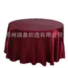 Fornecimento de Toalha de Mesa Redonda Simples Moderna de Cetim Decoração de Casamento Banquete Festa de Aniversário Toalha de Mesa Redonda Toalha de Mesa