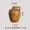 Vaso Cerâmico Japonês Retrô Manuscrito Ornaments Decorações para Sala de Estar, Casa de Hóspedes, Entrada Ornamentos de Mesa com Vento Antigo e Silencioso