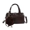 Bolsa Boston estilosa e versátil para mulheres, nova coleção 2026, com um toque de luxo, adequada para o trabalho, para o dia a dia e pode ser carregada como bolsa de mão, bolsa transversal ou bolsa de ombro