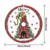 Artículos más vendidos transfronterizos: Falda para Árbol de Navidad, Hombre de Jengibre, Accesorios de Decoración para Fiesta de Escena de Año Nuevo, Decoraciones, Venta Directa del Fabricante