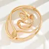 Estilo Metalero Transfronterizo Europeo y Americano Corte Simple Asimétrico Cuello de Primavera para Mujer Elegante y con Estilo Moda Joyería de Alta Gama