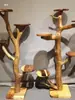 Árbol para Gatos de Madera Maciza Tronco de Madera Muerta Original Cama Grande para Gatos Árbol Trepador para Gatos Celebridad de Internet Plataforma de Salto para Mascotas Resistente al Desgaste Antiadherente para Pelaje Anticorrosión