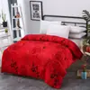 Capa de Edredom de Veludo Coral, Capa de Edredom de Flanela, Peça Única, Inverno Acolchoada Veludo Dupla Face Quente Plush Capa de Edredom Individual e Dupla, Peça Única