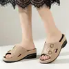 Sandalias de Verano para Mujer con Grulla de Almohada Blanca, Populares Super Elegantes con Cuña Plataforma Impermeable, Chanclas de Playa Antideslizantes Estilo Coreano para Mujer