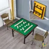 Mesa de Ajedrez Multifuncional Plegable para Uso Doméstico, Mesa de Comedor Moderna Minimalista, Mesa Baja Portátil para Estudiantes y Uso al Aire Libre, Mesa Cuadrada para Montaje de Puesto