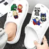 Charms Desmontables para Zapatos de Dibujos Animados Superman Goma Suave de PVC Accesorios de Decoración para Zapatos Edición Limitada