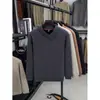 Suéter grueso de piel de visón para hombre, de punto liso y cálido, con cuello de bufanda, para invierno, venta al por mayor transfronteriza