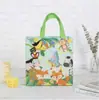Fabricante Animal de Desenho Animado Pintura Colorida Bolsa Exquisita Bolsa de Presente Bolsa Não Tecida Laminada Bolsa de Produto Bolsa para Doces de Halloween