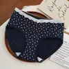 10A Antibacteriano Doce Floral Feminino Algodão Puro Roupa Íntima Cintura Média Gancho Estendido Algodão Puro Sem Costura Confortável Calcinha