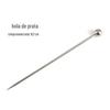 Palito de Cocktail Aço Inoxidável 304 Transfronteiriço Fruta Bebida Vinho Palito de Fruta Azeitona Bartender Bar Agulha de Vinho Decoração