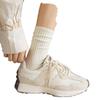 Calcetines de Primavera para Mujer, Calcetines Blancos Holgados, Calcetines de Media Pantorrilla para Mujer, Calcetines de Algodón Transpirables que Absorben el Sudor, Calcetines Negros Largos, Hechos a Medida Bajo Pedido
