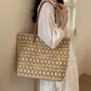 Nueva colección de verano: bolsa de playa de paja versátil y de gran capacidad, perfecta para ir al trabajo, para uso casual y para vacaciones en la playa