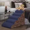 La Escalera para Mascotas Más Popular de Amazon para Perros para Subir y Bajar del Sofá Cama, Peldaños de Esponja, Pendiente, Escaleras para Gatos y Perros Pequeños