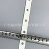 Tira de cuero PU con ojales y cordón de cuero, herrajes, ojales pintados en blanco, cinta, cinturón, correa para el hombro, accesorios para la ropa, cinta