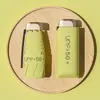Paraguas de Sol Plegable Manual de Cinco Pliegues con Gradiente de Alta Apariencia Protección Solar Protección UV Portátil para Mujer Doble Uso Sol/Lluvia Paraguas Plegable de Sombrilla