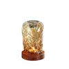 Quemador de incienso de áloe madera estilo chino, adorno de aromaterapia de vidrio, lámpara de vela con pantalla, fragmentos de madera natural, lámpara de aromaterapia para el hogar y ceremonia del té