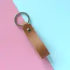 Chaveiro de carro de couro macaron metálico multifuncional anel de chave pingente de personalidade multi-cor criativo metal atacado