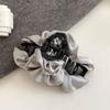 Flash Plissado Tecido Nuvem Bolha Grab Clip Feminino Outono e Inverno High-end Cabeça Cabelo Grande Tubarão Grampo Acessórios de Cabelo