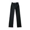 Calças jeans de veludo outono e inverno 2021, nova temporada feminina, cintura alta, slim, reta, jeans feminino