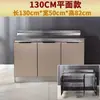Gabinetes de Cocina de Acero Inoxidable con Estufa Integrada, Mesa de Operación Rural, Modelo de Alquiler Económico, Gabinete Lateral de Comedor Doméstico Simple, Gabinete para Platos