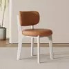 Silla de Comedor de Madera Maciza Estilo Nórdico Italiano para el Hogar Restaurante Silla Simple Moderna con Respaldo Cafetería Restaurante Hotel Silla de Ocio