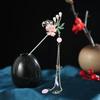 Novo Hairpin Antigo Moderno Simples Artístico Headwear Placa de Cabelo Liga de Cabelo Hairpin Tassel Passo-a-passo Hairpin