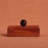 Venta al por mayor de fábrica ébano incrustado sándalo rojo cuentas de manzana nube auspiciosa llavero accesorios para joyería DIY Accesorios de manualidades regalo