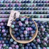 Pulsera de Bodhi de Flor Flotante de Myrica rubra Natural Cuentas Dispersas Cuentas Redondas Cuentas de un Solo Buda Wen Play DIY Accesorios para Pulsera Accesorios