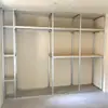 Estrutura de perfil de alumínio DIY prateleira de armazenamento guarda-roupa de metal cama suspensa aquário perfil de liga de alumínio industrial padrão europeu outro