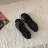 Sapatos Mary Jane de Verão 2026 com Bico Redondo e Salto Interno, Sapatilhas com Laço para Meninas, Sapatos Versáteis para Avós