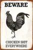 Pintura de ferro de animal personalizada decorações de parede externas penduradas pintura decorativa de fazenda country retrô americana