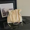 Bolsa Tote Vintage de Grande Capacidade para Mulheres 2026 Nova Moda Outono para o Trabalho Estilo Coreano Bolsa Transversal com Alça de Corrente