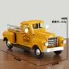 Decoración retro americana para el hogar, mueble de TV para sala de estar, mueble para vinos, artesanías de metal, modelo de coche clásico