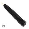 Extensión de cabello con dedos de 18 pulgadas para mujer africana con trenza sucia y pasión, peluca de fibra química con trenza sucia y gancho de mano, comercio exterior