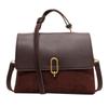 Bolso de Mano de Textura de Alta Gama para Mujer 2025 Nuevo Bolso de Hombro Popular con Textura Bolso Cruzado Retro de Gamuza Bolso para Viajes