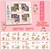 Conjunto de Presente de Adesivos Fofos para Diário 100 adesivos decorativos de desenho animado material DIY adesivos de filme infantil atacado